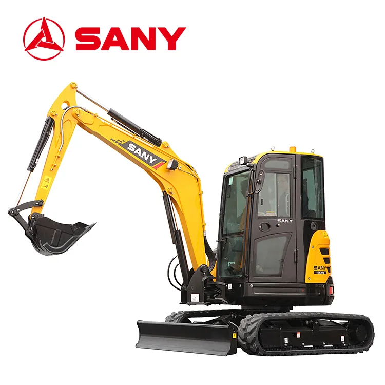 SANY Máy Xúc Mini SY16C SY18C SY26U SY35U SY50U Máy Đào Bánh Xích Cắt Cây Cối Làm Việc Lâm Nghiệp Máy Xúc Mini