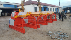 Inşaat çiftlik kiremit için makine Uncoiler şekillendirme PPGI çelik bobin plaka kesme uzunluğu rulo için otomatik hidrolik Decoiler - Product Image 2