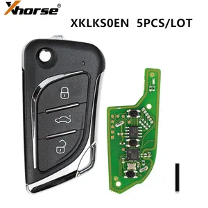 กุญแจรีโมท5ชิ้น/ล็อต xhorse XKLKS0EN lei. KSS สไตล์ (ชุบโครเมียม) สำหรับกุญแจ VVDI2 VDI อุปกรณ์เวอร์ชั่นภาษาอังกฤษ