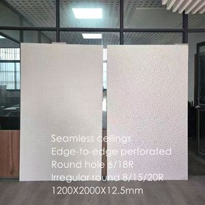China Fornecimento perfurado gesso teto qualidade placa baseada placa som-absorvente gesso Board