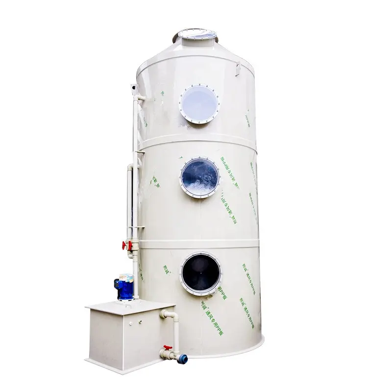 KELVプロフェッショナル塩素ガススクラバー8000M3/Hガス浄化タワーウェットスクラバーサイクロン集塵機の排気処理