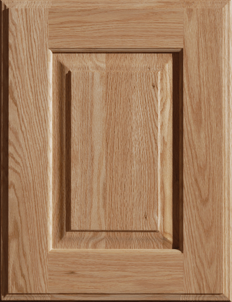 Panneau surélevé en chêne rouge-style vidéo