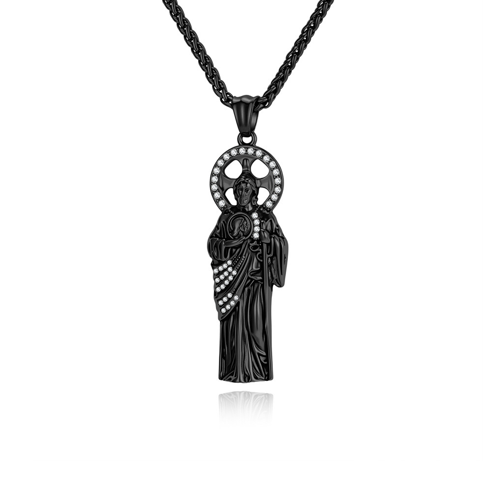 Black Single Pendant