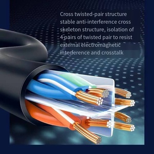 工厂低价高品质UTP Cat6 Cat6e Cat6a以太网网络贴片RJ45 Cat 6电缆 - Product Image 4