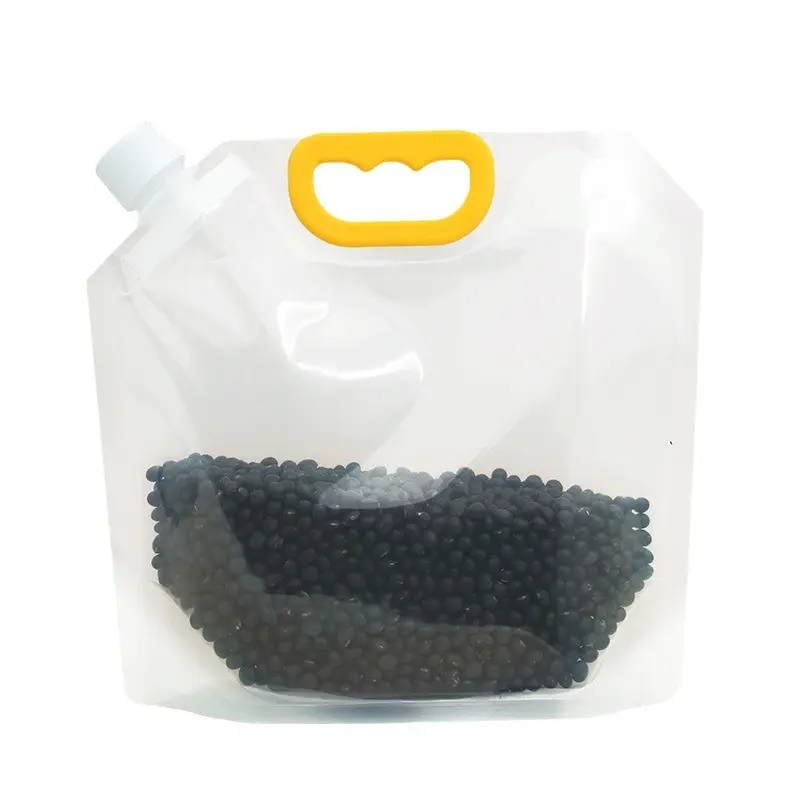 Contenedor de grano sellado para alimentos de cocina, bolsa sellada a prueba de humedad, bolsa de almacenamiento de grano transparente