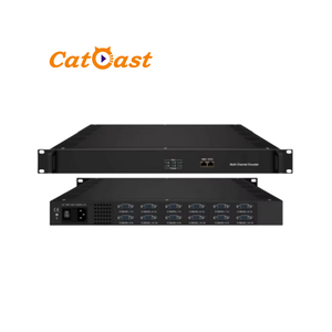 16 32 48 canali PAL NTSC AV RCA a IPTV Encoder SD MPEG4 H.264 CVBS a codificatore IP - Product Image 1