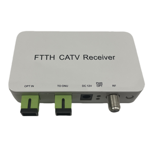 Ricevitore TV CATV FTTH WDM AGC ricevitore ottico nodo a fibra ottica Mini FTTH AGC 1 Pon ricevitore CATV nodo fibra ottica - Product Image 2