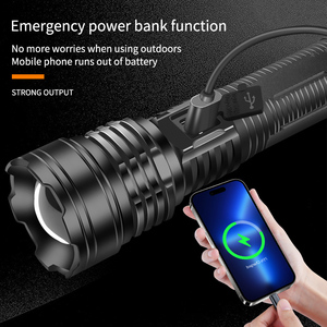 XHP70 1500 Lumen Doppelsc halter Taschenlampe Typ C Aufladen 30W Ultra Long Range Taschenlampe Speicher funktion Power Display Taschenlampe - Product Image 3