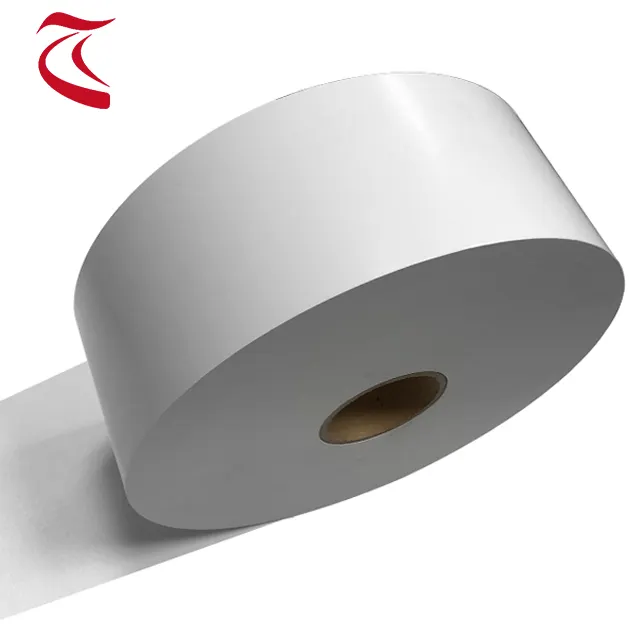 Jato de tinta direto da fábrica Glossy Self Adhesive Label Roll Material Preço Etiqueta Papel Uso Jumbo Roll