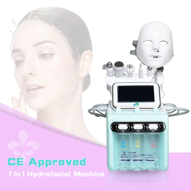 2023 7 En 1 Hydro facials Mikro derma brasion Peelings Hidra facial Hydra Derma braison Hydro Facials Machine