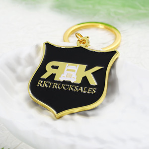 Kişiselleştirilmiş Logo anahtarlık emaye mektup sihirli kelimeler özel anahtarlıklar altın gümüş kaplama çinko alaşım Metal anahtarlık hediyelik eşya için - Product Image 4