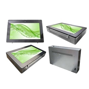 Estación de autobús exterior impermeable IP65 de 32 pulgadas pantalla táctil LCD REPRODUCTOR DE PUBLICIDAD Android pantalla de señalización Digital de montaje en pared - Product Image 1