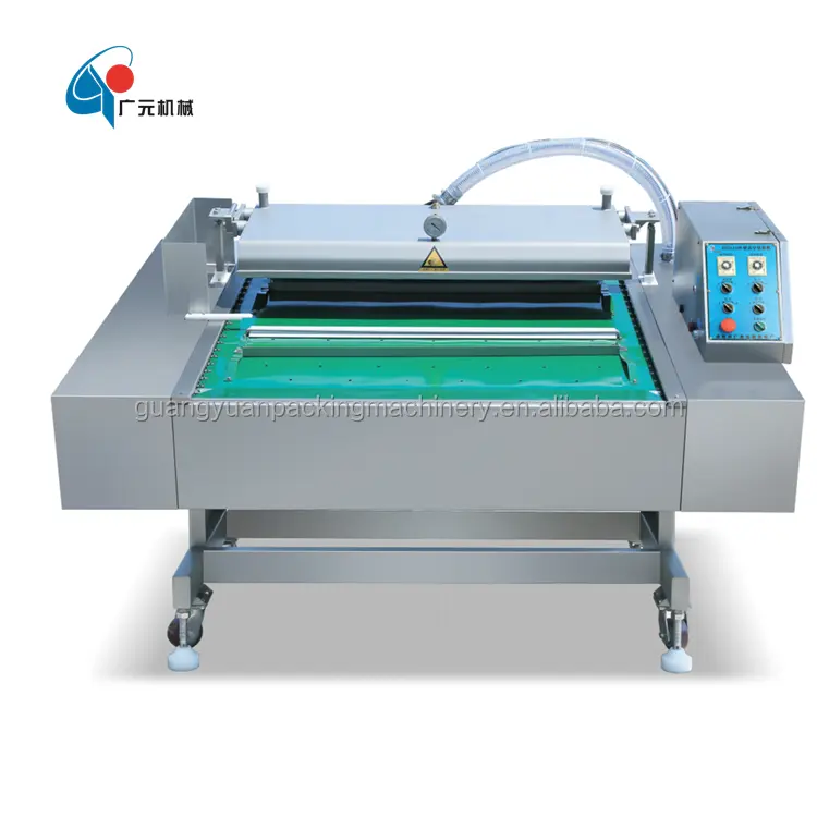 fruit beef seafood Chicken leg claw automation Continuous rolling vacuum High Efficiency Belt Type Vacuum Packaging Machine