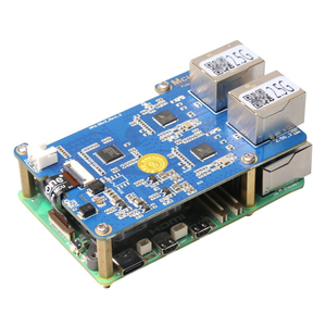 Официальная разработчка Raspberry Pi MP2.5GD с 5 PCIE на двойную 2,5G Ethernet шляпа RTL8125 Бесплатная упаковка - Product Image 1