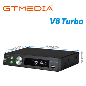 Gtmedia ตัวรับสัญญาณเทอร์โบ V8ดีวีดีสาย T2 S2X ชุดกล่องรับสัญญาณดาวเทียมดิจิตอล DVB - Product Image 4