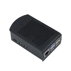 <strong>Raspberry</strong> <strong>Pi</strong> <strong>Case</strong> Aluminum Alloy <strong>Case</strong> Cover Cooling Protective Box With <strong>Raspberry</strong> <strong>Pi</strong> Active Cooler Fan For <strong>Raspberry</strong> <strong>Pi</strong> 5 - Product Image 1