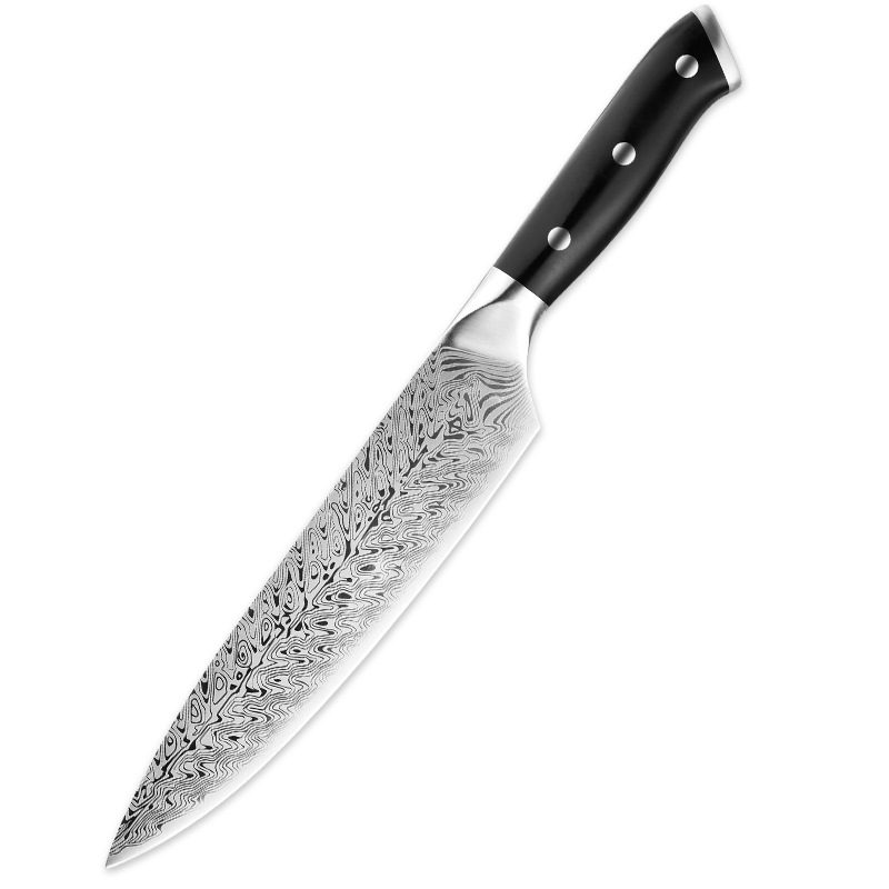 Cuchillo de chef negro de 8 pulgadas