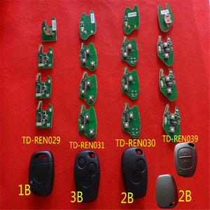 Per portachiavi auto Renault con telecomando a 2 pulsanti con telecomando a piastra diritta 206 embrione con Chip PCF7946 434 frequenza chiavi del veicolo usate - Product Image 3