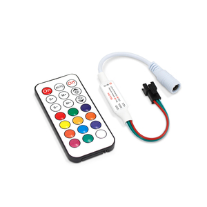 Заводские продажи полноцветный SPI WS2811WS2812B мини RF 21key пиксельный светодиодный контроллер для Пиксельной светодиодной полосы - Product Image 5