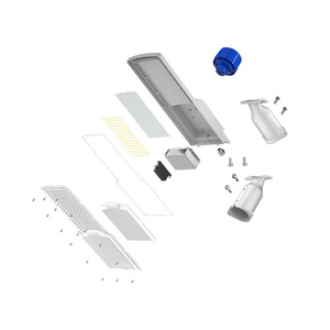 Sensores de luz de ciudad inteligente Luz de calle LED de 150 vatios con función de Fotocélula de temporizador Luz LED de carretera para lugar de entretenimiento público - Product Image 4