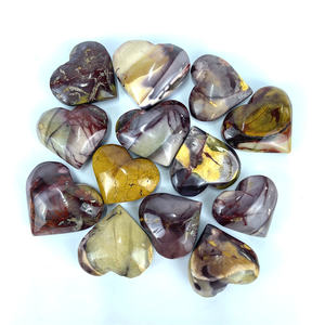 Pierre de guérison artisanale naturelle en gros Matériau mixte cœur en cristal cœur en quartz rose pour cadeau - Product Image 6