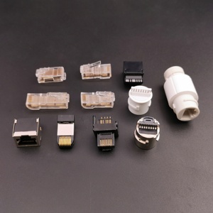 Design XL-301 per personalizzare speciale connettore Rj45 2pin 8 p2c spina modulare per una linea dati con resistore di programmazione