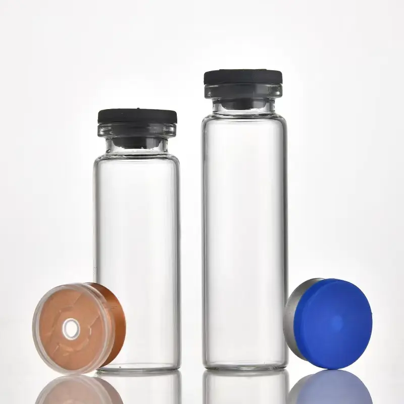 ペニシリンボトル医療用ガラス瓶注射バイアル抗生物質用小型ガラスバイアル5ml10mlガラス瓶