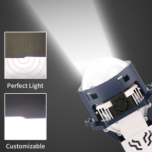 Sunshiny xtremevision Pro - 3 "หลอดไฟหน้าโปรเจคเตอร์คู่ LED, ระยะ1000M +, การควบคุมอุณหภูมิอัจฉริยะ, พัดลมระบายความร้อนคู่ - Product Image 3