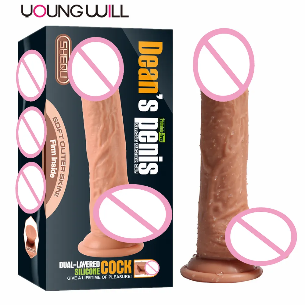 Realistico diametro 4cm Dildo eccellente artigianato giocattoli per adulti per profumo femminile senza olio vera pelle tocco giocattoli del sesso