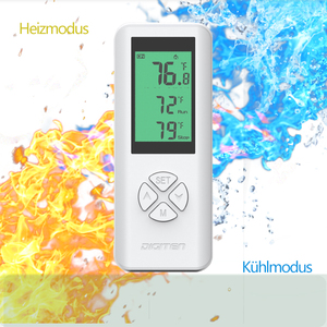 Kablosuz uzaktan kumanda dijital sıcaklık kontrol cihazı Plug-in LCD termostat çıkış plastik kablosuz dijital termometre - Product Image 3