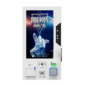 Touchscreen-Kiosk-Totem mit Ticket drucker Barcode-Kreditkarten leser Funktions-SDK für kunden spezifische Software entwicklung