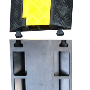 ラバーケーブルランプホースケーブルプロテクターランプ2チャンネル22000Lbs耐荷重トラフィックスピードバンプ - Product Image 4