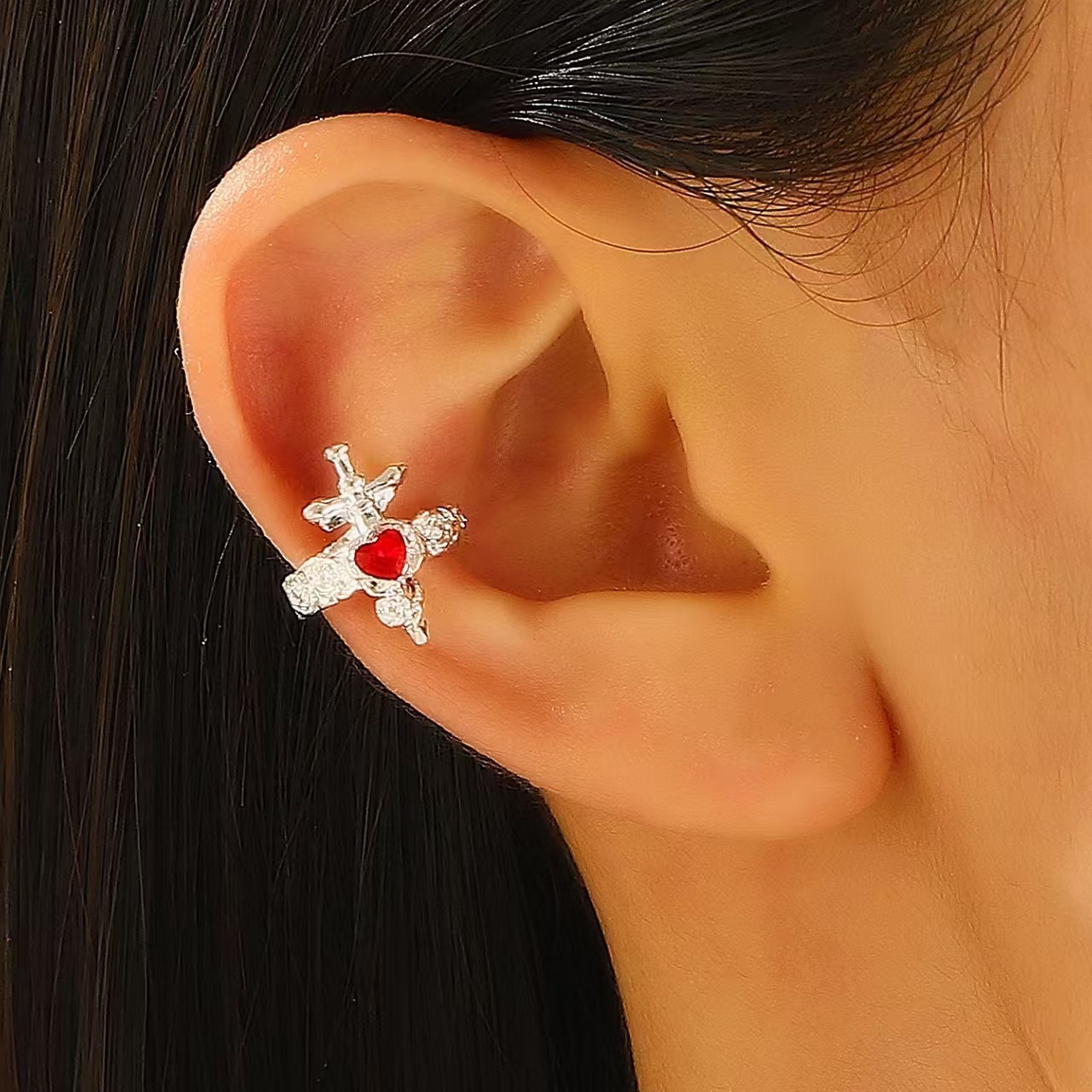 Silver #1137 Ear Clip