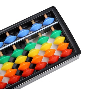Matemáticas Principiantes Varillas de 7 dígitos Nuevos niños Mini Estándar Colorido Ábaco Matemáticas Juguetes Soroban Calculadora Herramienta de conteo - Product Image 2