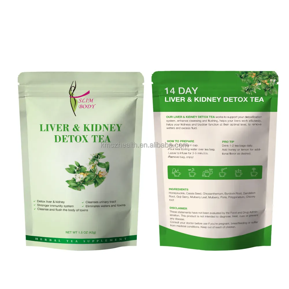 Китайский травяной чай для здоровья печени очищающий чай для печени и почек Детокс чай