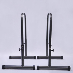 可调钢体操健身房拉俯卧撑平行浸棒，用于浸棒和双杠练习 - Product Image 3