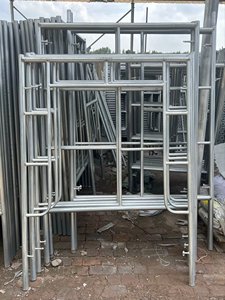 Fábrica diretamente H-quadro aço andaimes sistema luz passo a passo para a construção do hotel