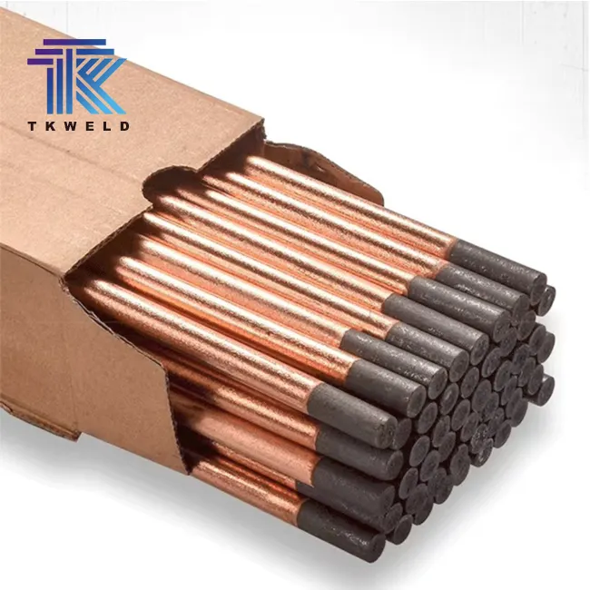 Marca TKweld, electrodo de aire de arco recubierto de cobre DC, varilla Gouding, varillas de electrodo de carbono