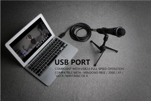 3M USB 2.0至XLR电缆USB公头至XLR 3针母麦克风电缆适配器USB2.0麦克风链接音频转换器