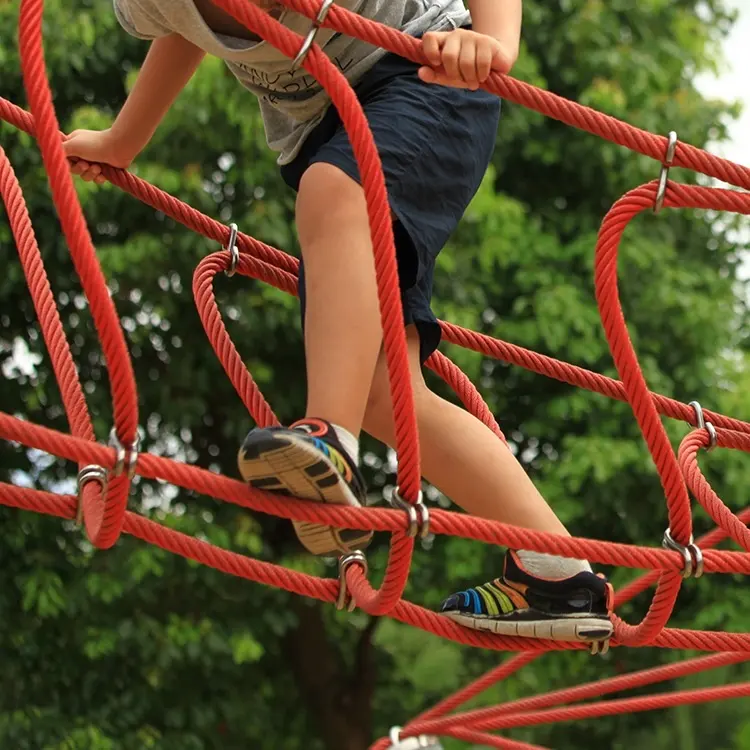 Heavy duty rinforzato PP combinazione corda per i bambini outdoor corda gioco