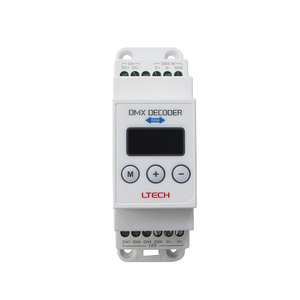 <strong>LTECH</strong> DIN-<strong>DMX</strong>-4CH <strong>LED</strong> Driver Deals 4CH CV <strong>DMX</strong> Decoder DIN-<strong>DMX</strong>-4CH DMX512 5Vdc to 24Vdc - Product Image 1