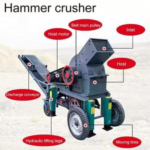 Inşaat atık yönetimi madencilik anahtar Motor çekirdek bileşenleri için taş beton kömür için taşınabilir çekiç kırıcı dahil