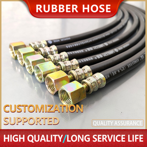 Lắp ráp ống thủy lực 5/8 "3/4", ống cao su áp suất cao R1 R2, phụ kiện ren BSP, 1/4 "1/2" 3/8" - Product Image 5