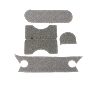 Cinta adhesiva de gancho y bucle troquelada Dansky, cinta adhesiva mágica trasera adhesiva fuerte para casco - Product Image 1