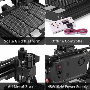Máquina enrutadora CNC de 500W, interruptores de límite de enrutador CNC de 3 ejes con Control fuera de línea para cortar madera, acrílico, MDF, Plástico - Product Image 5