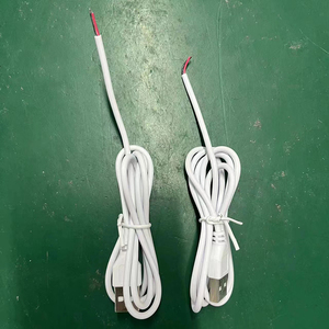 黑色1.5m 5V USB 2.0连接器开路裸端按钮电源开关电缆 - Product Image 4