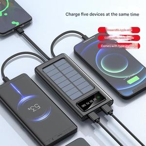 屋外ソーラー充電器10000/20000mAh大容量内蔵ケーブルプラグモバイル充電器サンシャインコンセプト - Product Image 6