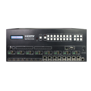 HDBaseT-matriz HDMI, 8 entradas, 8 salidas, 70m, control remoto IR, interfaz de RS-232, TCP/IP o Web GUI