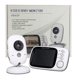 Baby Monitor Vb603 Radio <strong>Nanny</strong> with 3.2 Inch LCD IR Night Vision 2 Way Talk 8 Lullabies Temperature Sensor