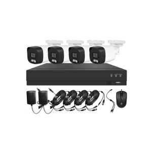 AHD Bullet kamera 4 kanallı CCTV güvenlik sistemi ile HD dijital Video kaydedici (DVR) kiti - Product Image 1